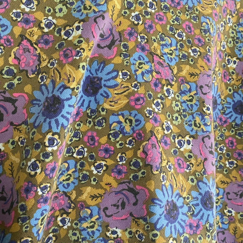 NATURAL LIFE Floral Oversized Sweatshirt - Purple, Blue & Olive - Picture 3 of 5
